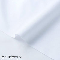 NBK エイティスクエア 無地 生地 綿100% シャーティング ケイコウサラシ 白系 巾約110cm×1m切売カット KD4630-151（直送品）