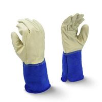 エスコ [XL] 手袋(MIGーTIG溶接用・牛革) EA353AT-153 1セット(3双)（直送品）