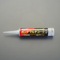 エスコ 333ml 変成シリコンコーク(多用途/ブラック) EA930AE-103 1セット(4本)（直送品）