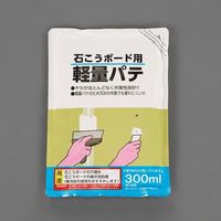 エスコ 300ml 石膏ボード補修用軽量パテ(ホワイト) EA934KB-16 1セット(4袋)（直送品）