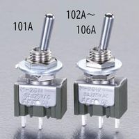 エスコ 125V/6A 単極単投/トグルスイッチ EA940DH-101A 1セット(11個)（直送品）