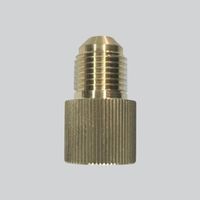 エスコ F 1/4”x 3/8” フレアーアダプター(雌/雄) EA443DC-5 1セット(6個)（直送品）