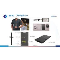 ニューランドAIDCジャパン NLSーBS3080/Bluetooth5.0 バッチ型2Dスキャナ―(黒色) BS-30 1個（直送品）
