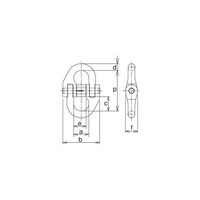 キトー チェーンスリング用金具 アイタイプ ハイカップリングHC HC3060 1個（直送品）