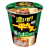 明星食品 濃いぜ 一平ちゃん BIG 豚たまごうどん 90g x12 4902881453042 1セット(12個)（直送品）