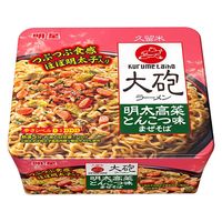 明星食品 大砲ラーメン 明太高菜とんこつ味 まぜそば 158g x12 4902881453110 1セット(12個)（直送品）