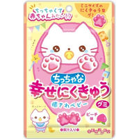 扇雀飴本舗 ちっちゃな幸せにくきゅうグミピーチ 32g x6 4901650228485 1セット(6個)（直送品）