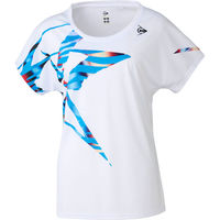 DUNLOP(ダンロップ) テニス ゲームシャツ レディース GAME SHIRT S ホワイト DAP1321W 1枚（直送品）