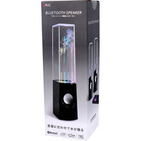エール RiC Bluetooth噴水スピーカー ブラック BS0006 1セット(1箱(1個入)×2入)（直送品）