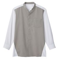 サーヴォ “吸汗速乾・冷感” 男女兼用シャツ九分袖 M グレー WP1501-B3 1着（直送品）