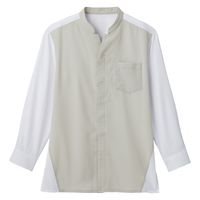 サーヴォ “吸汗速乾・冷感” 男女兼用シャツ九分袖 3L ライトグレー WP1501-B1 1着（直送品）
