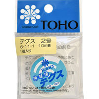 トーホー(株) TOHO テグス 太さ約0.23mm×約10m巻 2号 スキ 6-11-1 1箱(5枚入)（直送品）