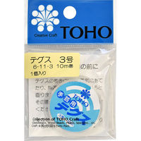 ト ー ホ (株) TOHO テグス 太さ約0.29mm×約10m巻 3号 スキ 6-11-3 1箱(5枚入)（直送品）