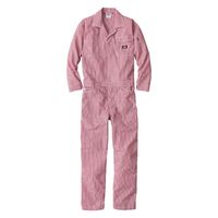 コーコス信岡　Dickies  D-7106  ライト　ストレッチヒッコリー　ツナギ S レッド 1着（直送品）