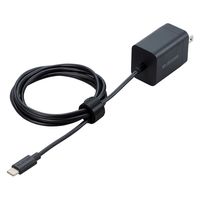 USB Type-C 充電器 PD 20W ケーブル一体型 1.5m ブラック MPA-ACCP6920BK エレコム 1個（直送品）