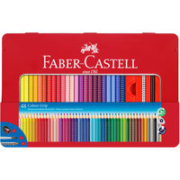 ファーバーカステル カラーグリップ水彩色鉛筆 48色(缶入)+アクセサリー 112448 1個（直送品）