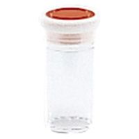 シント―化学 スチロール瓶 透明(押込蓋) 10259102 フタ:オレンジ(基本色) 101-59203(15CC) 1個（直送品）