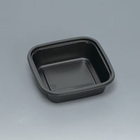 福助工業 弁当容器 耐寒耐熱容器TR-32H 黒 00755913 1ケース(900個(50個×18)（直送品）
