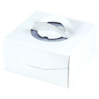 ヤマニパッケージ ケーキ箱 デコホワイト150 7号 DE-174 1ケース(100個(25個×4)（直送品）