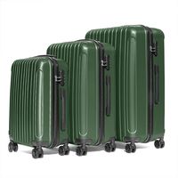 TABI LIGHT WEIGHT CONVEX CONCAVE スーツケース SMLスリーサイズセット D/GREEN BB015-5（直送品）