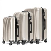 TABI LIGHT WEIGHT CONVEX CONCAVE スーツケース SMLスリーサイズセット C/GOLD BB015-6 1式（直送品）