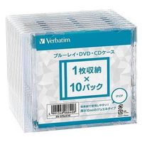 Verbatim BD・DVD・CDケース10mm厚 10枚 CPSJC10 1パック（直送品）