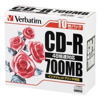 Verbatim CDーR <700MB> SR80PP10C 100枚 1箱（直送品）