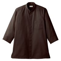 ボンマックス 吸汗速乾スタンドカラーシャツ ブラウン L FB4556U 1枚（直送品）
