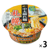 麺のスナオシ 札幌 味噌ラーメン カップ麺 1セット（3個）