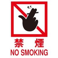光 サインプレート 禁煙 NO SMOKING HI750-13 1枚 346-8105（直送品）