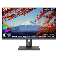 JAPANNEXT 27インチType-C対応ワイド液晶モニター 画面回転機能/上下昇降機能 JN-IPS27WQHDR-HSP