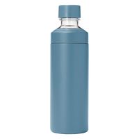 無印良品 ステンレス 炭酸にも使える 保冷ボトル ブルー 600mL 良品計画