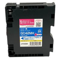 ジット リコー（RICOH）用 リサイクルインク JIT-R42MH マゼンタ 1個