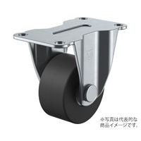 ユーエイ HR型キャスター 固定車プレート式 径50mm 導電MCナイロン車輪 HR-50MCE 1個 62-9783-99（直送品）