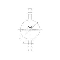 旭製作所 ガラスろ過器 球形 3928-9G/3 1個 63-2588-81（直送品）