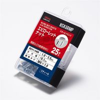 ロブテックス ローレットナット スチール エコパック NSK6RMP 1セット(150本:15本×10PC)（直送品）