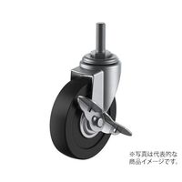 ユーエイ SUSーETーS型キャスター 自在車ねじ込み式(ストッパー付) 径50mm ゴム車輪 SUS-ET-50RSM12 35 1個（直送品）