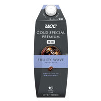[冷蔵] UCC GOLD SPECIAL PREMIUM フルーティウェーブ 無糖 1000ml×6本 4901201152047（直送品）