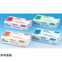 ニプロ ノンパウダープラスチック手袋F L グリーン 100枚入 20528 1箱(100枚) 65-1681-07（直送品）