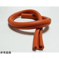 スリーハイ シリコンスポンジ丸チューブ(スポンジ背割れ加工)10×25mm 3m ST10-25-3-SL 1本 65-2333-09（直送品）