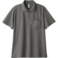 トムス ドライポロシャツ(ポケット付) ミックスグレー L 00330-AVP-901-L 1セット(2枚)（直送品）