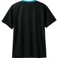 トムス ドライTシャツ ブラック×ターコイズ LL 00300-ACT-650-LL 1セット(2枚)（直送品）