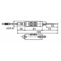 東京精密 RONDCOM用汎用検出器 【EーDTーR120B】 E-DT-R120B 1個（直送品）