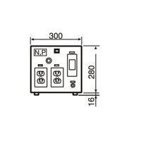 東京精密 RONDCOM用電源トランスボックス 【EーTFーR25A】 E-TF-R25A 1個（直送品）