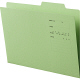 アスクル　個別フォルダー　A4　1山　グリーン　緑　1箱（200枚：20枚入×10袋）　 オリジナル