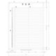 日学 樹脂枠ホワイトボード 予定表 （1ヶ月） 縦1200×横900 RC-12-003（直送品）