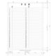 日学 樹脂枠ホワイトボード 予定表 （2ヶ月） 縦1200×横900 RC-12-010（直送品）