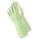 【ビニール手袋】 ショーワグローブ 「現場のチカラ」 簡易包装ワーキング中厚手 グリーン L 1セット（10双：5双入×2袋）  オリジナル