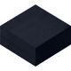 溝端紙工印刷　カラーナプキン　4つ折り　2PLY　ブラック　1セット（200枚：50枚入×4袋）  オリジナル