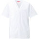 KAZEN（カゼン） 男性用衿なし調理衣半袖 ホワイト 5L 322-30 1着（直送品）